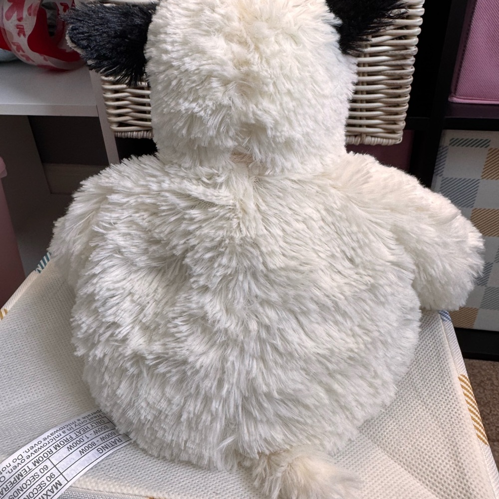Warmies Plush Cow - Black and White - Picture 2 of 2